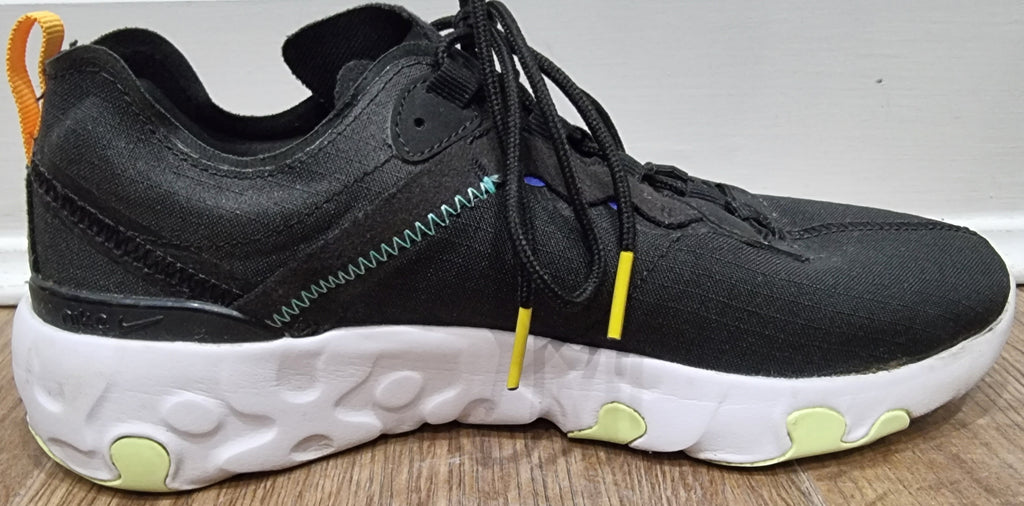NIKE RENEW Women's Black Fabric Chunky Rubber Sole Sneakers Trainers UK5.5