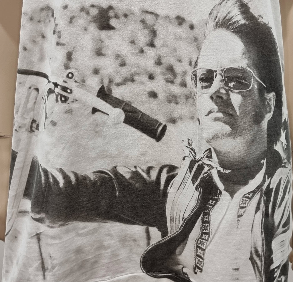 DOLCE & GABBANA Menswear White Easy Biker Print Short Sleeve T-Shirt Tee Top 52