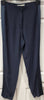 STELLA MCCARTNEY Navy Blue Formal Evening Tapered Leg Trousers Pants 42 UK12