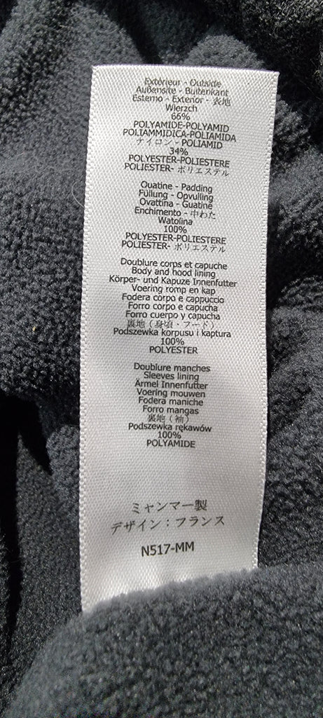 PETIT BATEAU Boys Charcoal Grey Zipper Hooded Padded Lined Jacket Coat 12Y