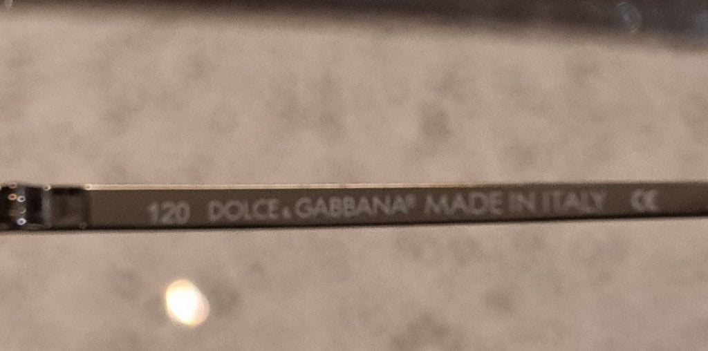 DOLCE & GABBANA DG 3845753 Silver Tone & Clear Lens Wrap Sunglasses In Case