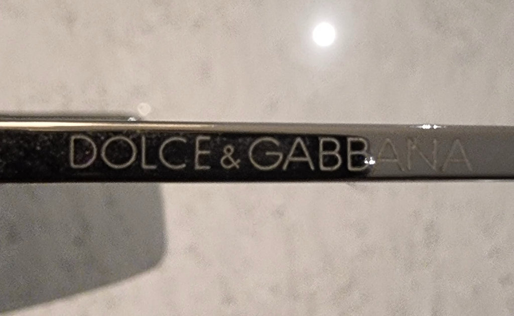 DOLCE & GABBANA DG 3845753 Silver Tone & Clear Lens Wrap Sunglasses In Case