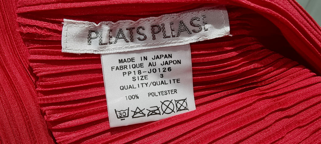 PLEATS PLEASE ISSEY MIYAKE Pink Pleated Blouse Jacket Top 3 UK12 WORN ONCE!