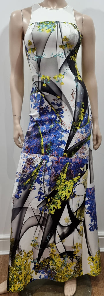 CLOVER CANYON Multi Colour Floral Print Sleeveless Long Length A-Line Maxi Dress