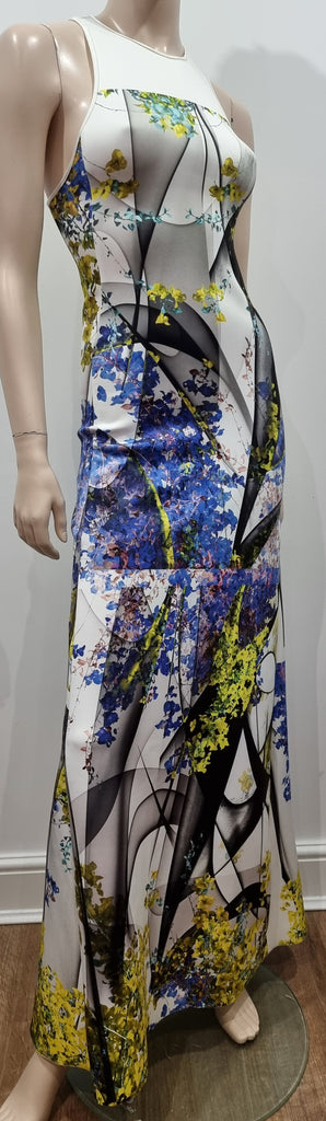 CLOVER CANYON Multi Colour Floral Print Sleeveless Long Length A-Line Maxi Dress