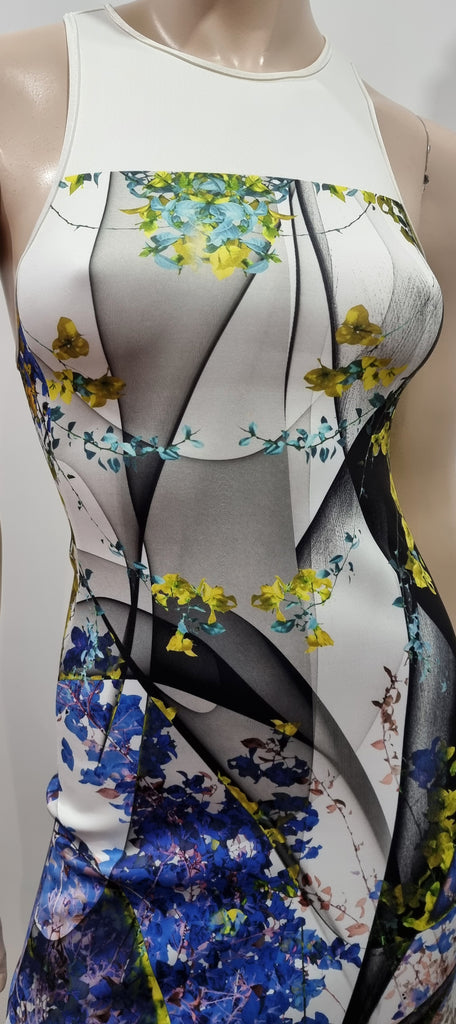 CLOVER CANYON Multi Colour Floral Print Sleeveless Long Length A-Line Maxi Dress