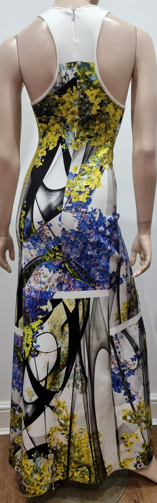 CLOVER CANYON Multi Colour Floral Print Sleeveless Long Length A-Line Maxi Dress