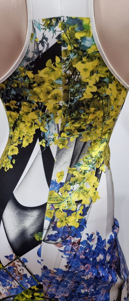 CLOVER CANYON Multi Colour Floral Print Sleeveless Long Length A-Line Maxi Dress