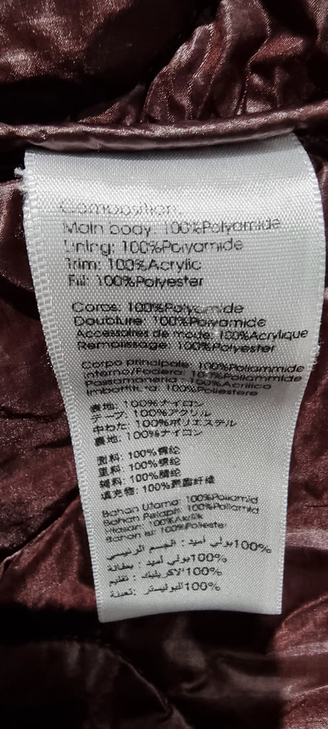 3.1 PHILLIP LIM Brown V Neckline Wrap Style Tie Closure Padded Kimono Jacket L