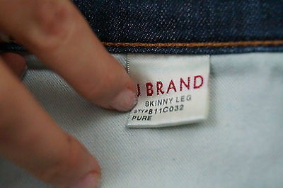 J BRAND Womens Pure Cut #7431 Dark Blue Denim Skinny Leg Jeans Sz29