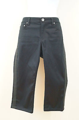 MARC BY MARC JACOBS Black Blue Cotton Abstract Print Skinny Trousers Jeans Pants