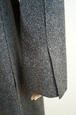 ALBERTA FERRETTI Made In Italy Grey Wool Blend Long Length Belted Coat UK14