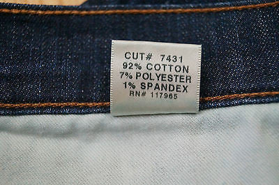 J BRAND Womens Pure Cut #7431 Dark Blue Denim Skinny Leg Jeans Sz29