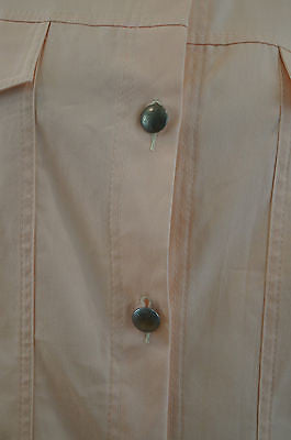 HINDAHL & SKUDELNY Salmon Pink Cotton Blend Lightweight Casual Jacket Sz: S