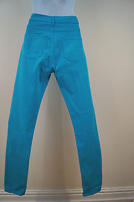 ESSENTIEL Ladies Bright Blue Skinny Slim Leg Trousers Jeans Sz29