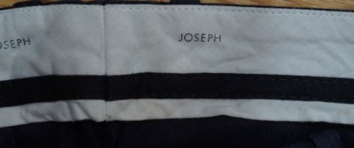 JOSEPH Women's Navy Blue Linen Blend ROCKER Casual Shorts FR38 UK10