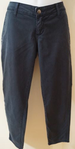 7 FOR ALL MANKIND EXCLUSIVELY FOR JOSEPH Charcoal Grey Cotton Stretch Jeggings