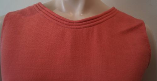 MARNI Women's Pinky Peach Wool Blend Round Neck Sleeveless Top Sz:42 UK10