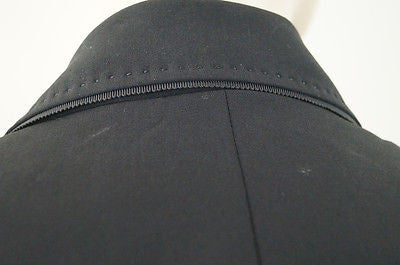 ELIE TAHARI Black Wool Stretch Lined Formal Blazer Jacket US8; UK12