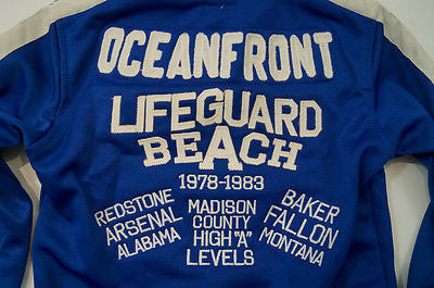 SCOTCH SHRUNK Boy's Bright Blue & White Zip Front Casual Track Jacket Top BNWT