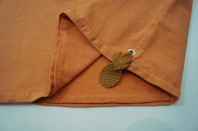 SCOTCH SHRUNK Boys Orange 100% Cotton Short Sleeve T-Shirt Tee Top BNWT