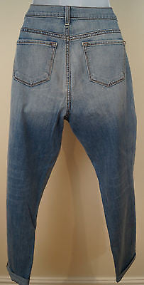 J BRAND Pale Blue Cotton Stretch JAKE #9044e431 Eternal Boyfriend Crop Jeans W32