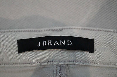 J BRAND Pale Grey Cotton SILVERDUST 624R517 Skinny Cord Corduroy Trousers Sz:26