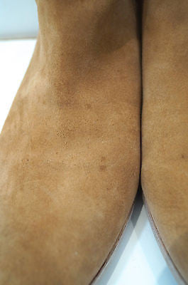 SAM EDELMAN Tan Suede & Multi Colour Embroidery Ankle Boots UK8; US10M