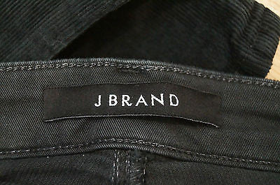 J BRAND Grey Cotton Stretch STACKED 624R517 Skinny Cord Corduroy Trousers Sz:26