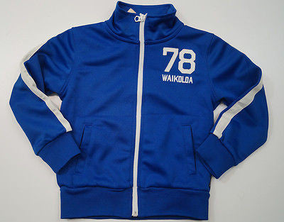SCOTCH SHRUNK Boy's Bright Blue & White Zip Front Casual Track Jacket Top BNWT