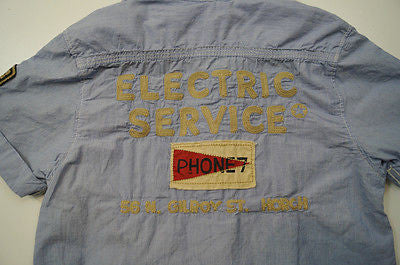 SCOTCH & SODA SHRUNK Navy Polo & Blue Stripe Short Sleeve Collar Shirt Top BNWT