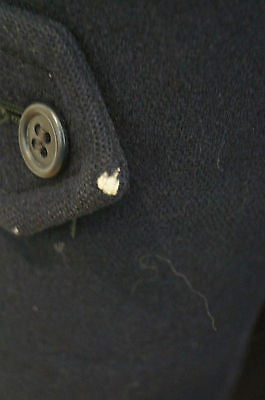 BURBERRY VINTAGE Ladies Black Wool & Alpaca Blend Lined Classic Winter Coat 10