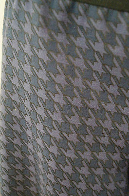 PINKO Purple Navy Jacquard Elasticated Waist Trousers Leggings Pants UK10; IT42