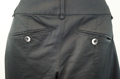 PINKO Designer Black Ladies Straight Leg Formal Trousers Pants UK10; IT42