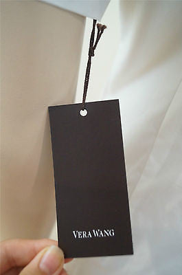 VERA WANG White Cotton & Silk Summer Dress EU40; UK10/12 US6 BNWT