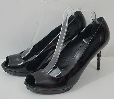 ASH Prune Kid Suede Caprice High Heel Rubber Sole Court Shoes EU38; UK5