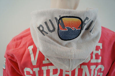 SCOTCH SHRUNK Childrens Neon Pink Orange Beige Hooded Hoodie Sweatshirt Top BNWT