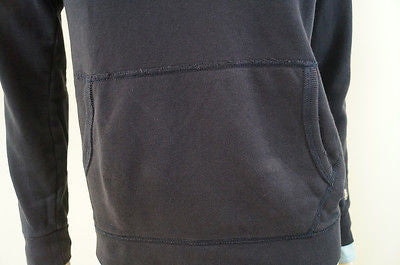 SCOTCH SHRUNK Boys Navy Hoodie Sweatshirt W Attached Shirt Collar & Tails BNWT