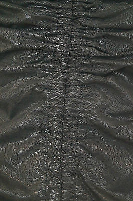 AGENT PROVOCATEUR Swimwear Black Sparkle Ruched Halter Neck Swimsuit Costume SzM