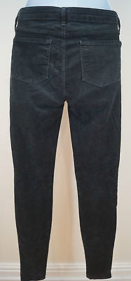 J BRAND Grey Cotton Stretch STACKED 624R517 Skinny Cord Corduroy Trousers Sz:26