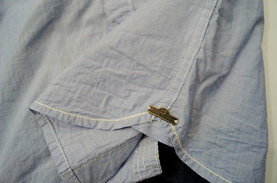 SCOTCH & SODA SHRUNK Navy Polo & Blue Stripe Short Sleeve Collar Shirt Top BNWT