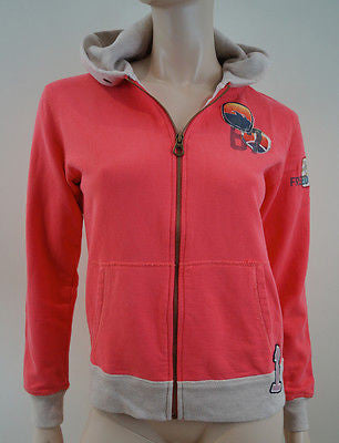 SCOTCH SHRUNK Childrens Neon Pink Orange Beige Hooded Hoodie Sweatshirt Top BNWT