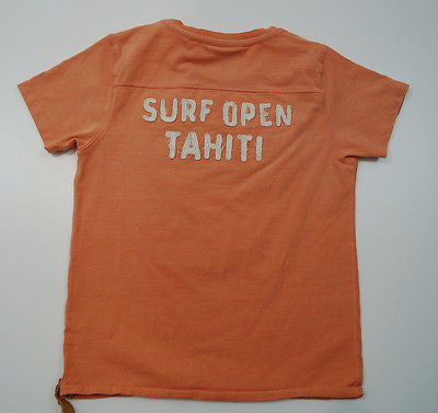 SCOTCH SHRUNK Boys Orange 100% Cotton Short Sleeve T-Shirt Tee Top BNWT