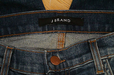 J BRAND Women's Blue Faded Cotton Blend Denim Long Length Casual Shorts Sz:M