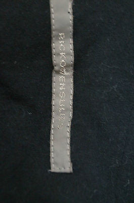 RICK OWENS LILIES Black Padded Hooded Zip Fastened Casual Jacket Top I44 UK12