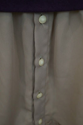 UNDERCOVER CO LTD Multi Colour Knit & Chiffon Jumper Shirt Tunic Dress Sz2; M