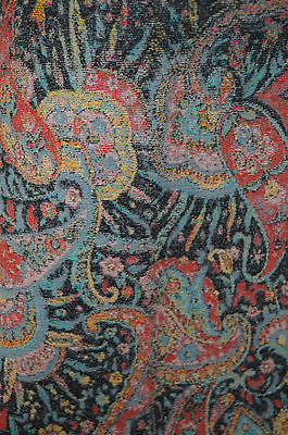 CARVEN Multi Colour Wool Silk Blend Paisley Jacquard A Line Mini Skirt 40 UK12