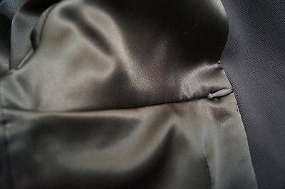 EMPORIO ARMANI Grey Wool Stretch Lined Formal Evening Blazer Jacket IT44 UK12