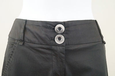 PINKO Designer Black Ladies Straight Leg Formal Trousers Pants UK10; IT42