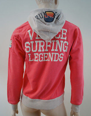 SCOTCH SHRUNK Childrens Neon Pink Orange Beige Hooded Hoodie Sweatshirt Top BNWT